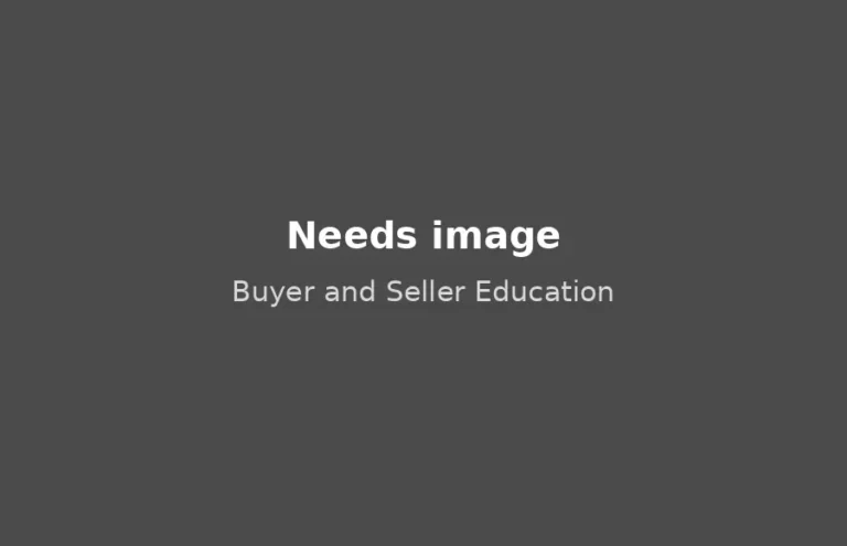 Buyer and Seller Education, needs image