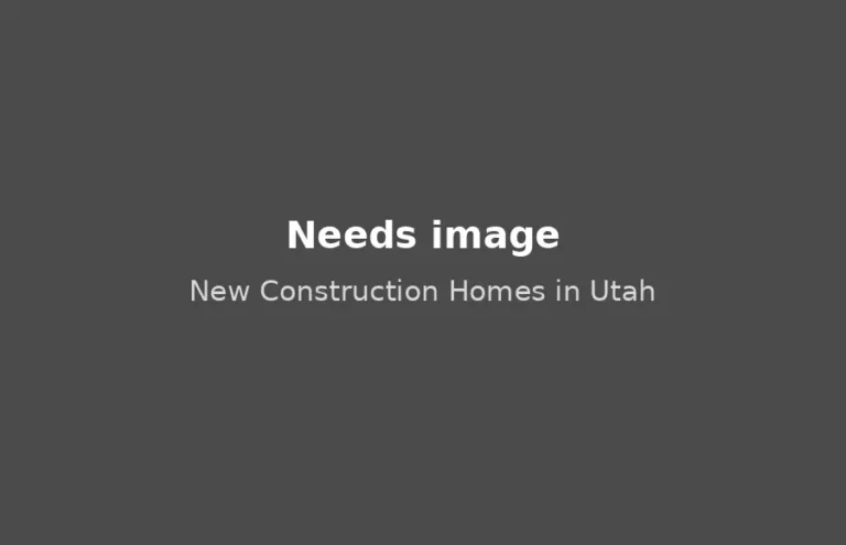 New Construction Homes in Utah, needs image