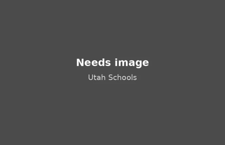 Utah Schools, needs image
