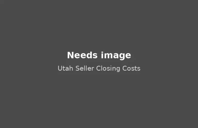 Utah Seller Closing Costs, needs image